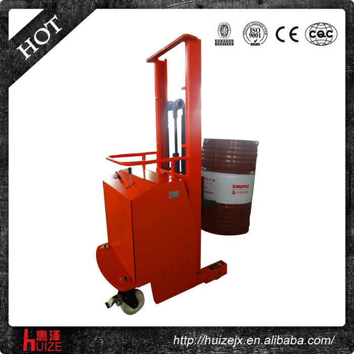 2半電動(dòng)配重油桶車（無(wú)底腿，只堆垛，不翻轉(zhuǎn)）