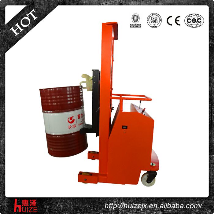 半電動(dòng)配重油桶車（無(wú)底腿，只堆垛，不翻轉(zhuǎn)）